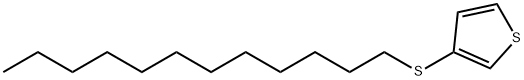 3-(Dodecylthio)thiophene Struktur