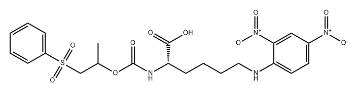 L-Lysine, N6-(2,4-dinitrophenyl)-N2-[[1-methyl-2-(phenylsulfonyl)ethoxy]carbonyl]-