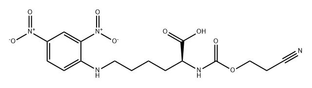 L-Lysine, N2-[(2-cyanoethoxy)carbonyl]-N6-(2,4-dinitrophenyl)-