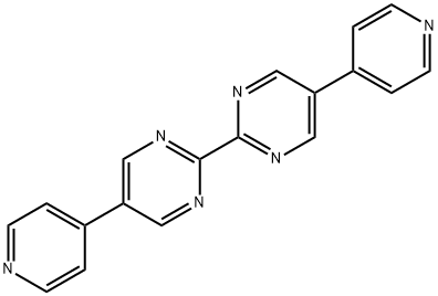 2,2'-Bipyrimidine, 5,5'-di-4-pyridinyl- Struktur