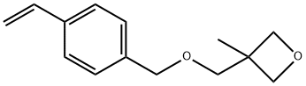 3-[[(4-Ethenylphenyl)methoxy]methyl]-3-methyloxetane Struktur