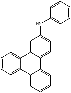 N-phenyltriphenylen-2-amine Struktur