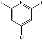 Pyridine, 4-bromo-2,6-diiodo- Struktur