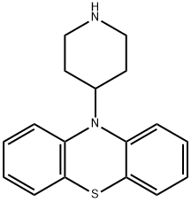 10-(4-Piperidinyl)-10H-phenothiazine Struktur