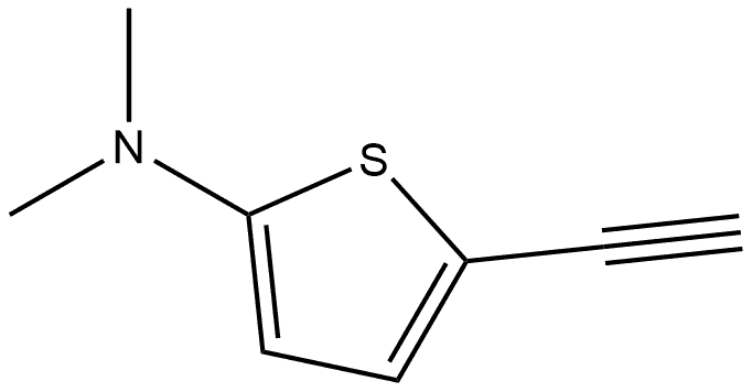 2-Thiophenamine, 5-ethynyl-N,N-dimethyl- Struktur