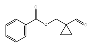 Cyclopropanecarboxaldehyde, 1-[(benzoyloxy)methyl]- Struktur