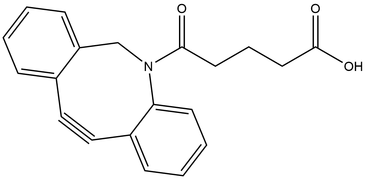 DBCO-(CH2)3-Acid Struktur