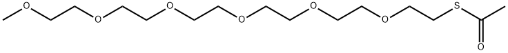 m-PEG6-AcS Struktur