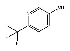 3-Pyridinol, 6-(1,1-difluoroethyl)- Struktur