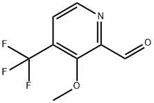 2-Pyridinecarboxaldehyde, 3-methoxy-4-(trifluoromethyl)- Struktur