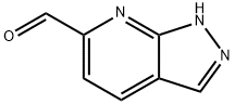 1H-Pyrazolo[3,4-b]pyridine-6-carboxaldehyde Struktur