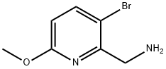 2-Pyridinemethanamine, 3-bromo-6-methoxy- Struktur