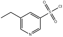 3-Pyridinesulfonyl chloride, 5-ethyl- Struktur