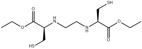 L-Cysteine, N,N'-1,2-ethanediylbis-, 1,1'-diethyl ester Struktur