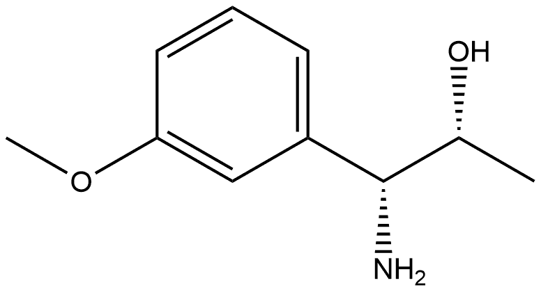 (1R,2R)-1-AMINO-1-(3-METHOXYPHENYL)PROPAN-2-OL Struktur