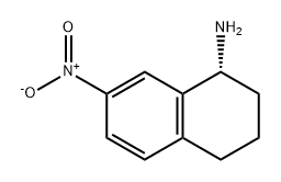 1-Naphthalenamine, 1,2,3,4-tetrahydro-7-nitro-, (1R)- Struktur