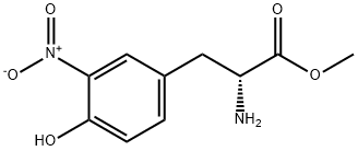 D-Tyrosine, 3-nitro-, methyl ester Struktur