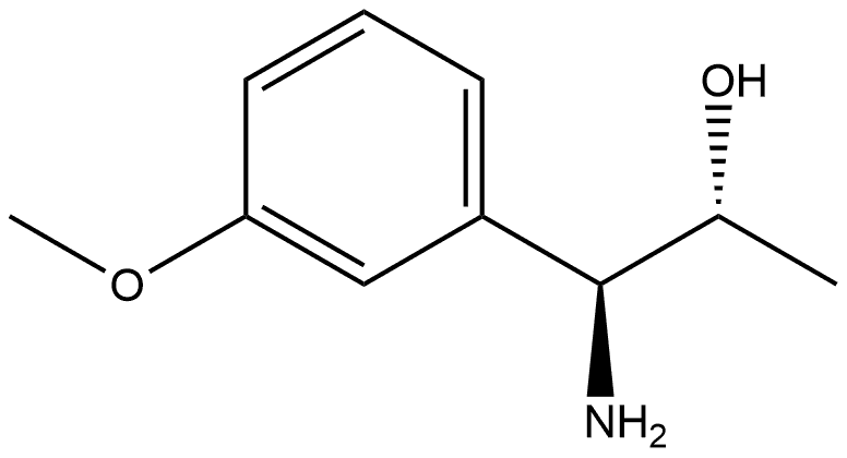 (1S,2R)-1-氨基-1-(3-甲氧苯基)丙烷-2-醇, 1212997-90-4, 結(jié)構(gòu)式