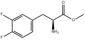 L-Phenylalanine, 3,4-difluoro-, methyl ester Struktur