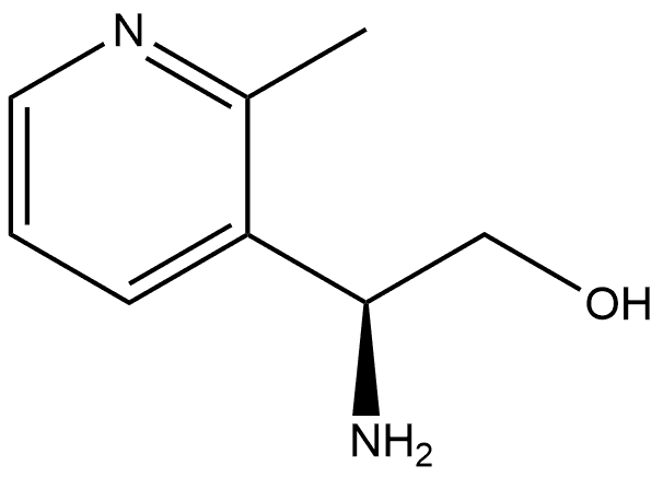 3-Pyridineethanol, β-amino-2-methyl-, (βS)- Struktur