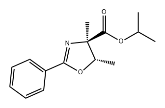 4-Oxazolecarboxylic acid, 4,5-dihydro-4,5-dimethyl-2-phenyl-, 1-methylethyl ester, (4R,5S)-