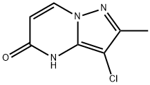 Pyrazolo[1,5-a]pyrimidin-5(4H)-one, 3-chloro-2-methyl- Struktur