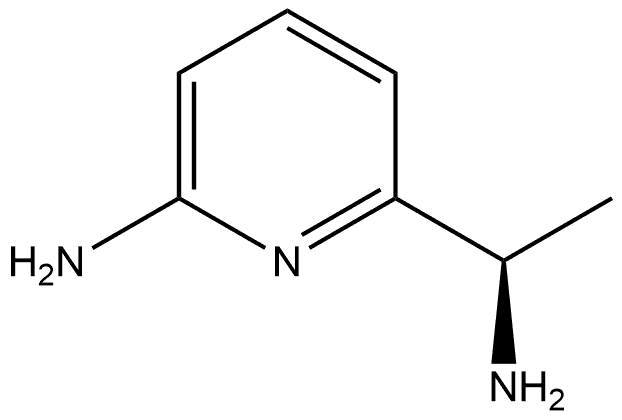 2-Pyridinemethanamine, 6-amino-α-methyl-, (αR)- Struktur