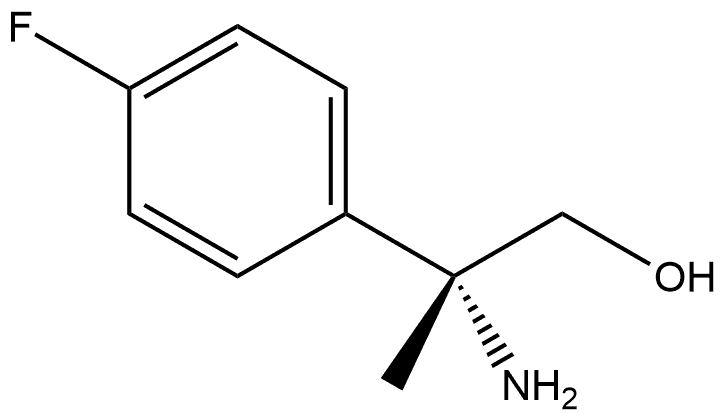 Benzeneethanol,β-amino-4-fluoro-β-methyl-,(βR)- Struktur