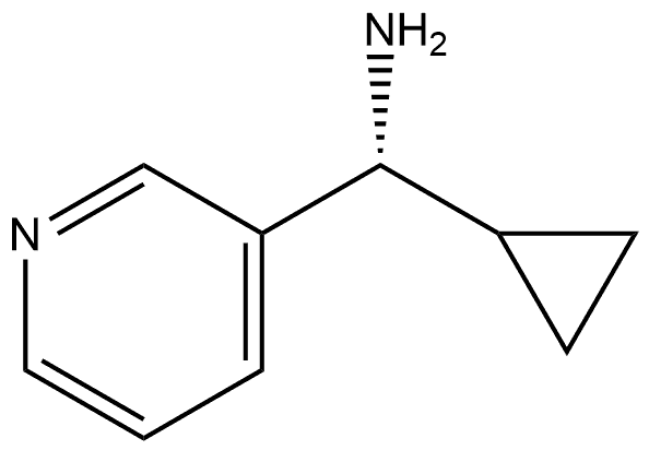 (1R)CYCLOPROPYL-3-PYRIDYLMETHYLAMINE Struktur