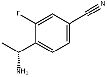 (R)-4-(1-氨乙基)-3-氟苯腈, 1213666-56-8, 結構式