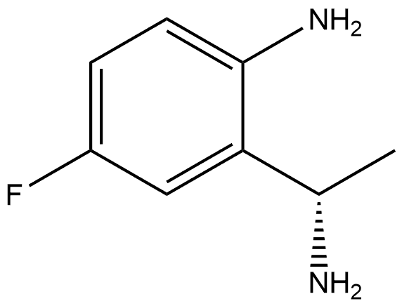 2-((1S)-1-AMINOETHYL)-4-FLUOROPHENYLAMINE Struktur