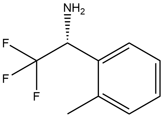 (R)-2,2,2-trifluoro-1-o-tolylethanamine Struktur