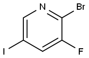 2-Bromo-3-fluoro-5-iodopyridine Struktur