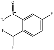 Benzene, 1-(difluoromethyl)-4-fluoro-2-nitro- Struktur