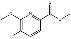 Methyl 3-fluoro-2-methoxy-6-pyridinecarboxylate Struktur