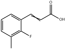 2-Fluoro-3-methylcinnamic acid Struktur