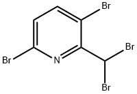 Pyridine, 3,6-dibromo-2-(dibromomethyl)- Struktur