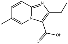 2-Ethyl-6-methylimidazo[1,2-a]pyridine-3-carboxylic acid Struktur