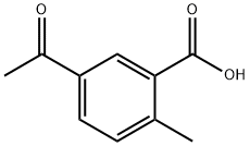 5-Acetyl-2-fluorobenzoic acid Struktur