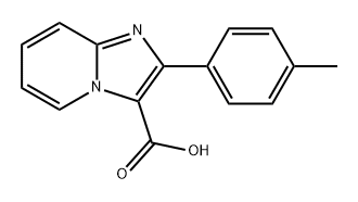 Imidazo[1,2-a]pyridine-3-carboxylic acid, 2-(4-methylphenyl)- Struktur