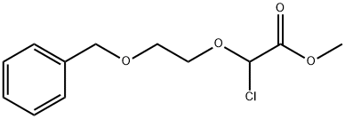 Acetic acid, 2-chloro-2-[2-(phenylmethoxy)ethoxy]-, methyl ester