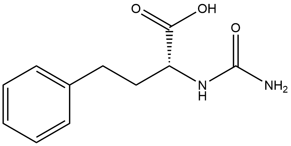 Benzenebutanoic acid, α-[(aminocarbonyl)amino]-, (αR)-