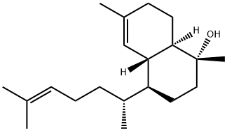 (1R)-4β-[(R)-6-Methyl-5-hepten-2-yl]-1,2,3,4,4aβ,7,8,8aα-octahydro-1,6-dimethylnaphthalen-1α-ol Struktur