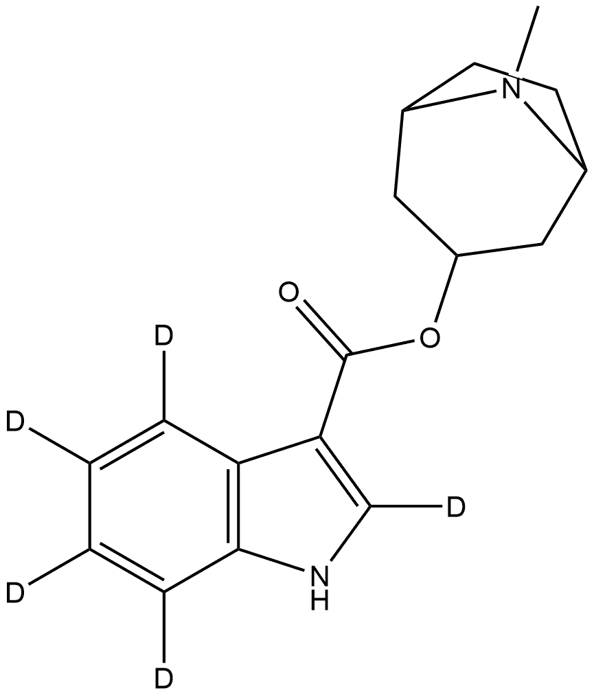 TROPISETRON-D5 Struktur