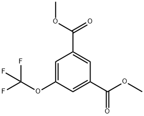 1,3-Dimethyl 5-(trifluoromethoxy)-1,3-benzenedicarboxylate Struktur