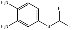 4-[(Difluoromethyl)thio]benzene-1,2-diamine Struktur