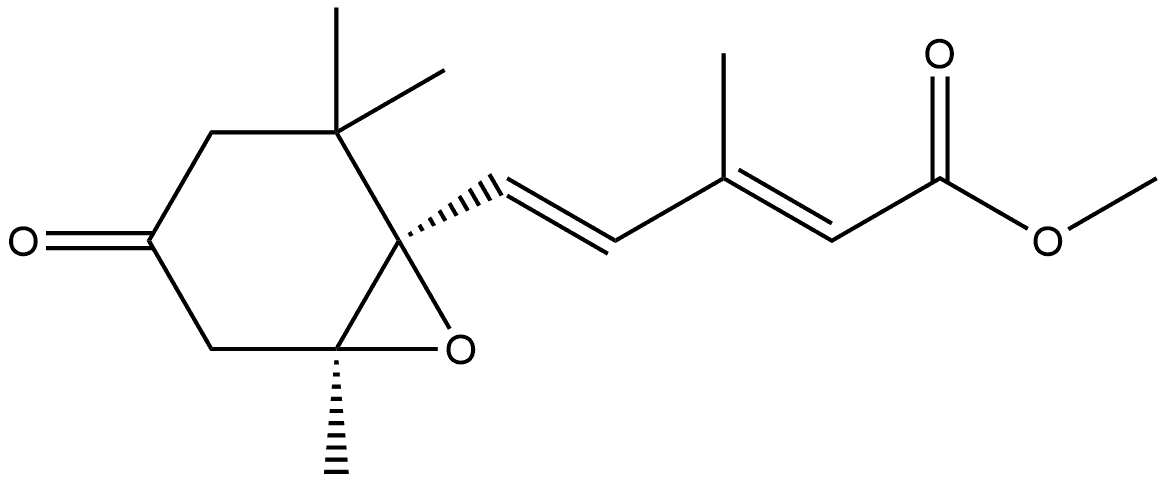 2,4-Pentadienoic acid, 3-methyl-5-(2,2,6-trimethyl-4-oxo-7-oxabicyclo[4.1.0]hept-1-yl)-, methyl ester, [1S-[1α(2E,4E),6α]]- (9CI)