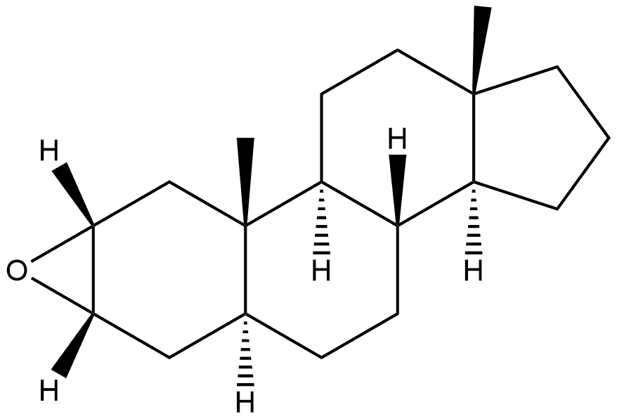 Androstane, 2,3-epoxy-, (2β,3β,5α)- (9CI) Struktur