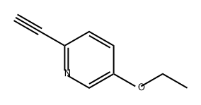 Pyridine, 5-ethoxy-2-ethynyl- Struktur