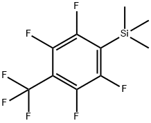 Benzene, 1,2,4,5-tetrafluoro-3-(trifluoromethyl)-6-(trimethylsilyl)- Struktur